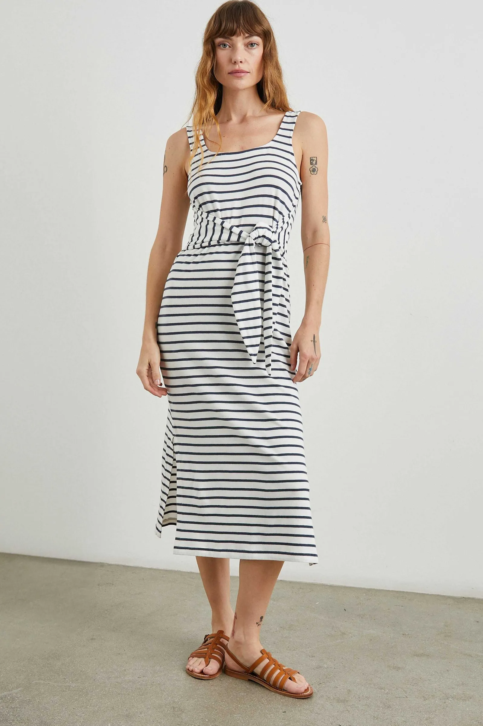 Vrouwen Rails Meg Jurk - Ivoor Marine Stripe