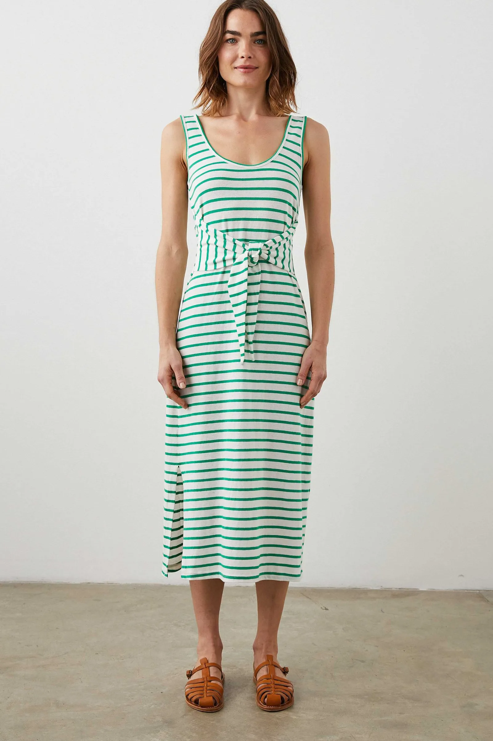 Vrouwen Rails Meg Jurk - Sailor Stripe Groen