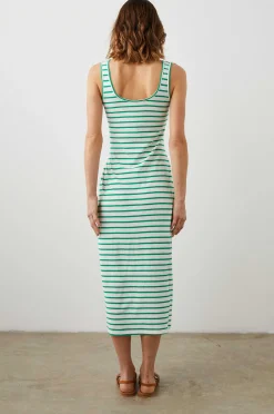 Vrouwen Rails Meg Jurk - Sailor Stripe Groen