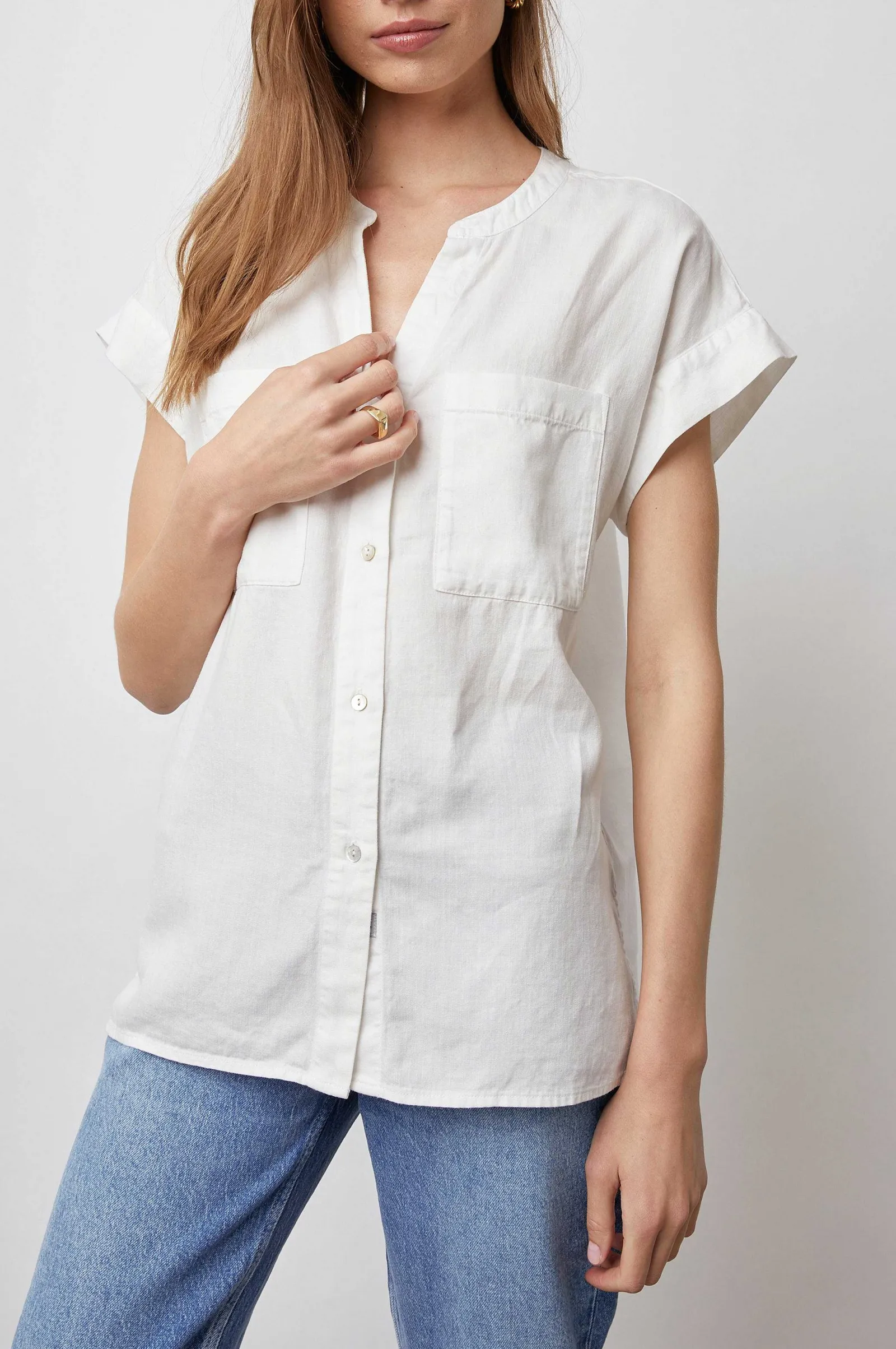Vrouwen Rails Mel Overhemd - Wit