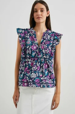Vrouwen Rails Misha Top - Houtblok Bloemen