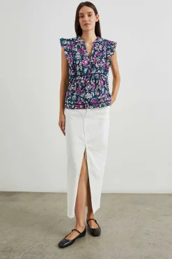Vrouwen Rails Misha Top - Houtblok Bloemen