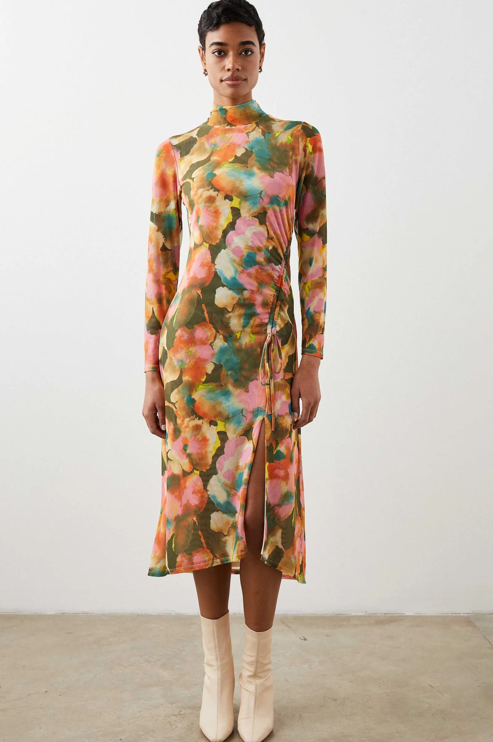 Vrouwen Rails Mona Jurk - Terra Bloemen