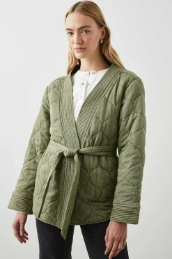 Vrouwen Rails Monterey Jas - Gewassen Olijf