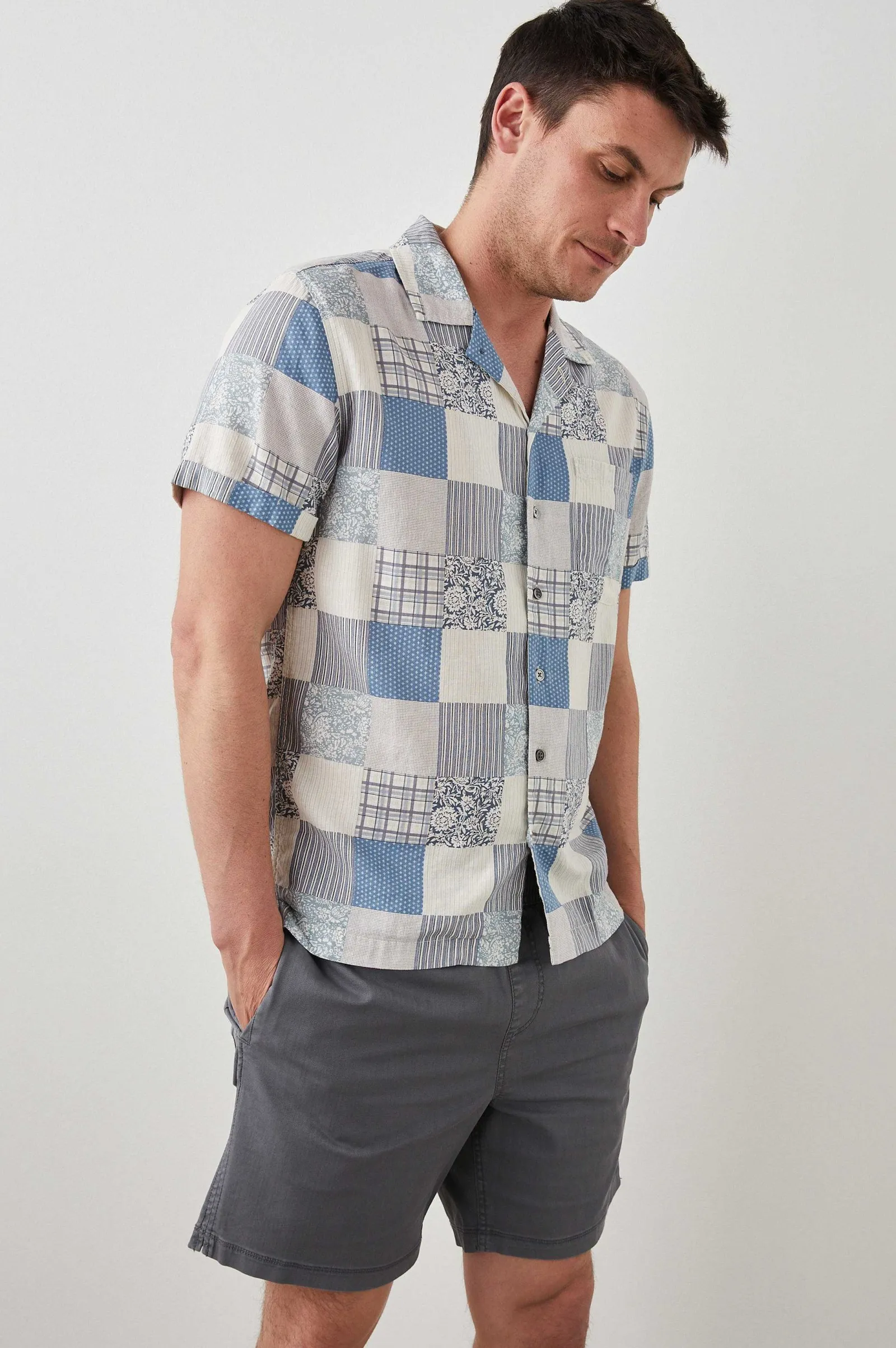 Heren Rails Moreno Shirt - Lente Patchwork