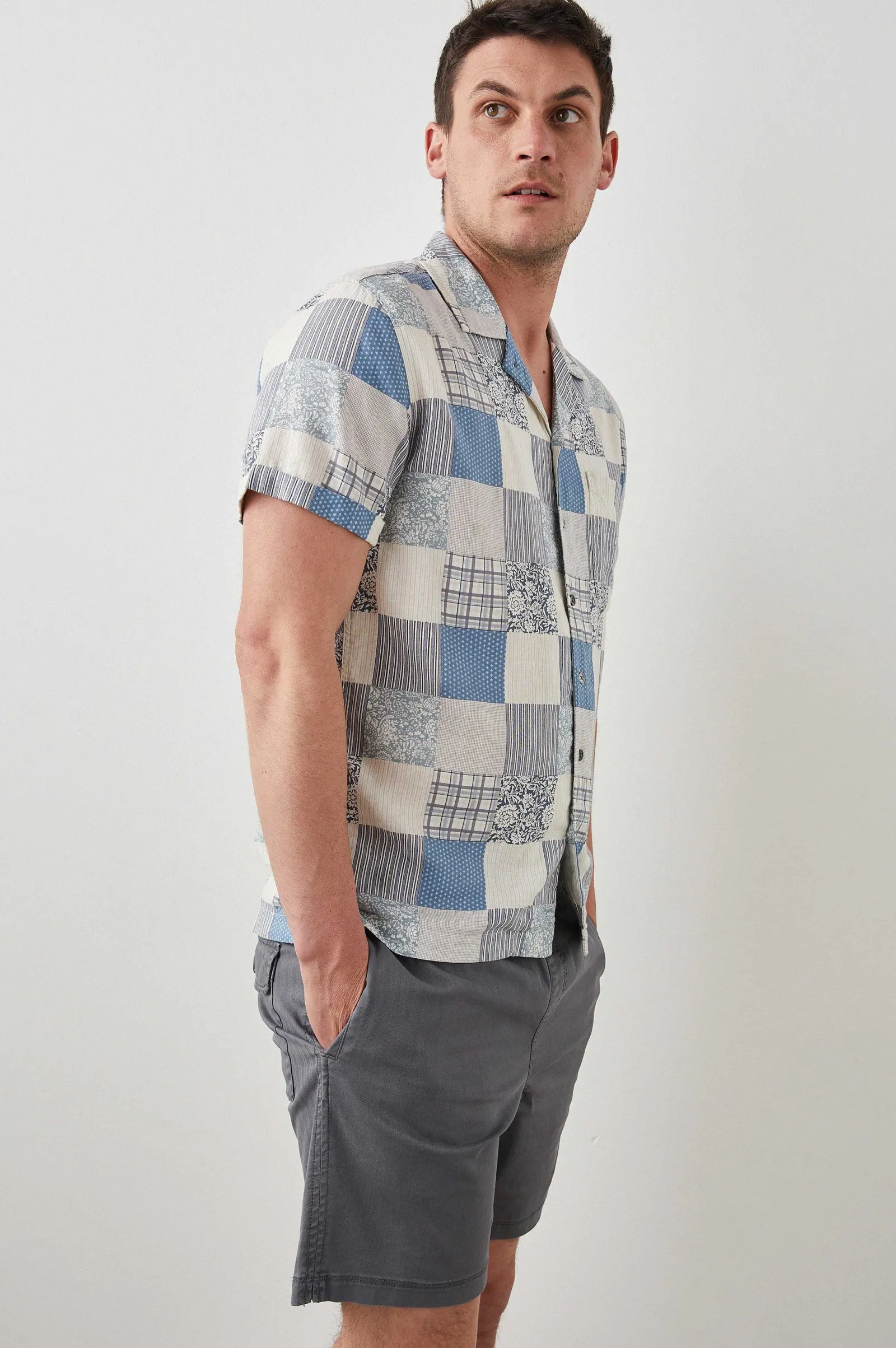 Heren Rails Moreno Shirt - Lente Patchwork