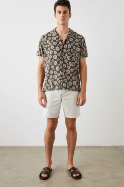 Heren Rails Moreno Shirt - Maya Print Olijf