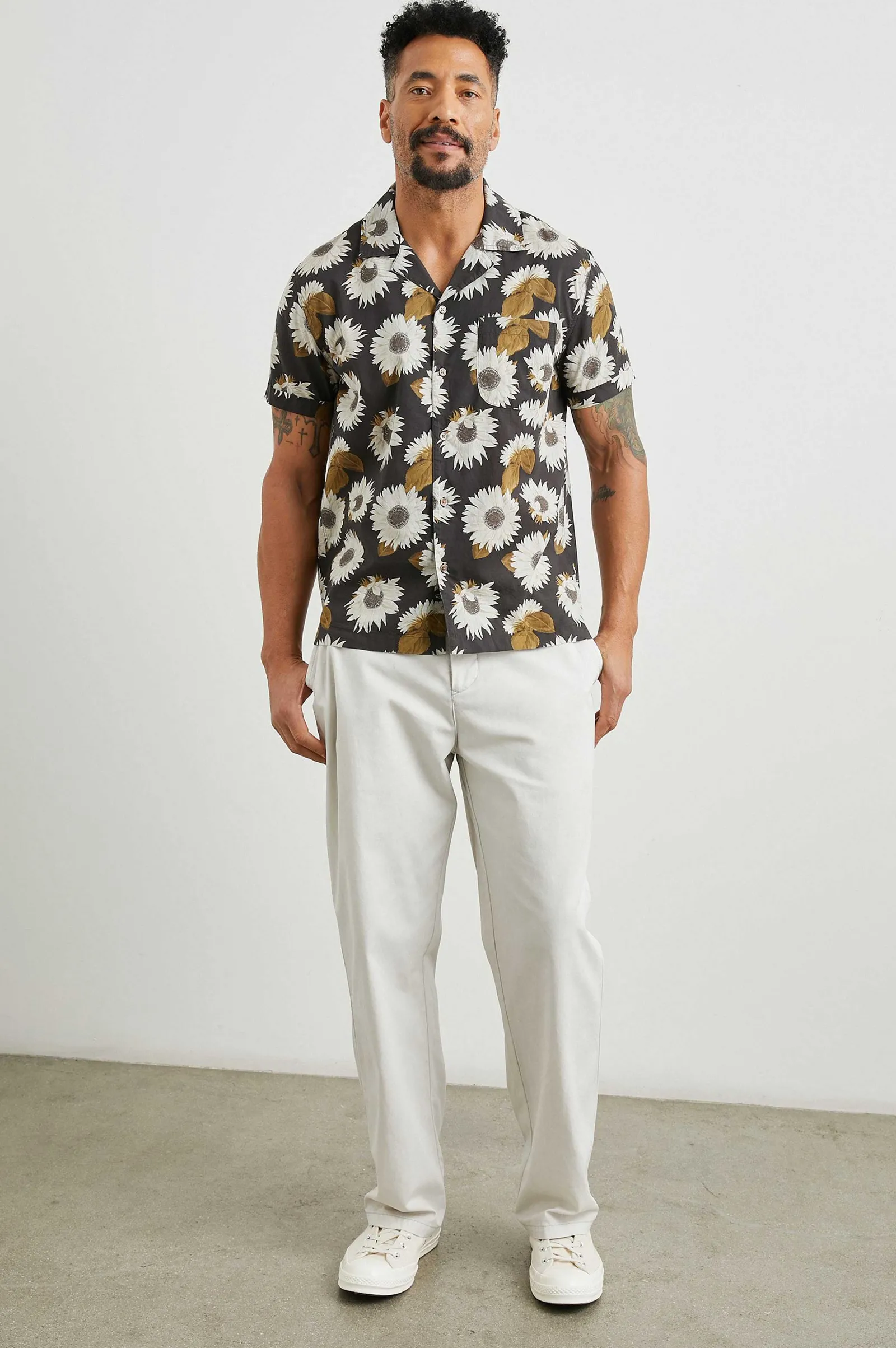 Heren Rails Moreno Shirt - Zonnebloem Drankschors