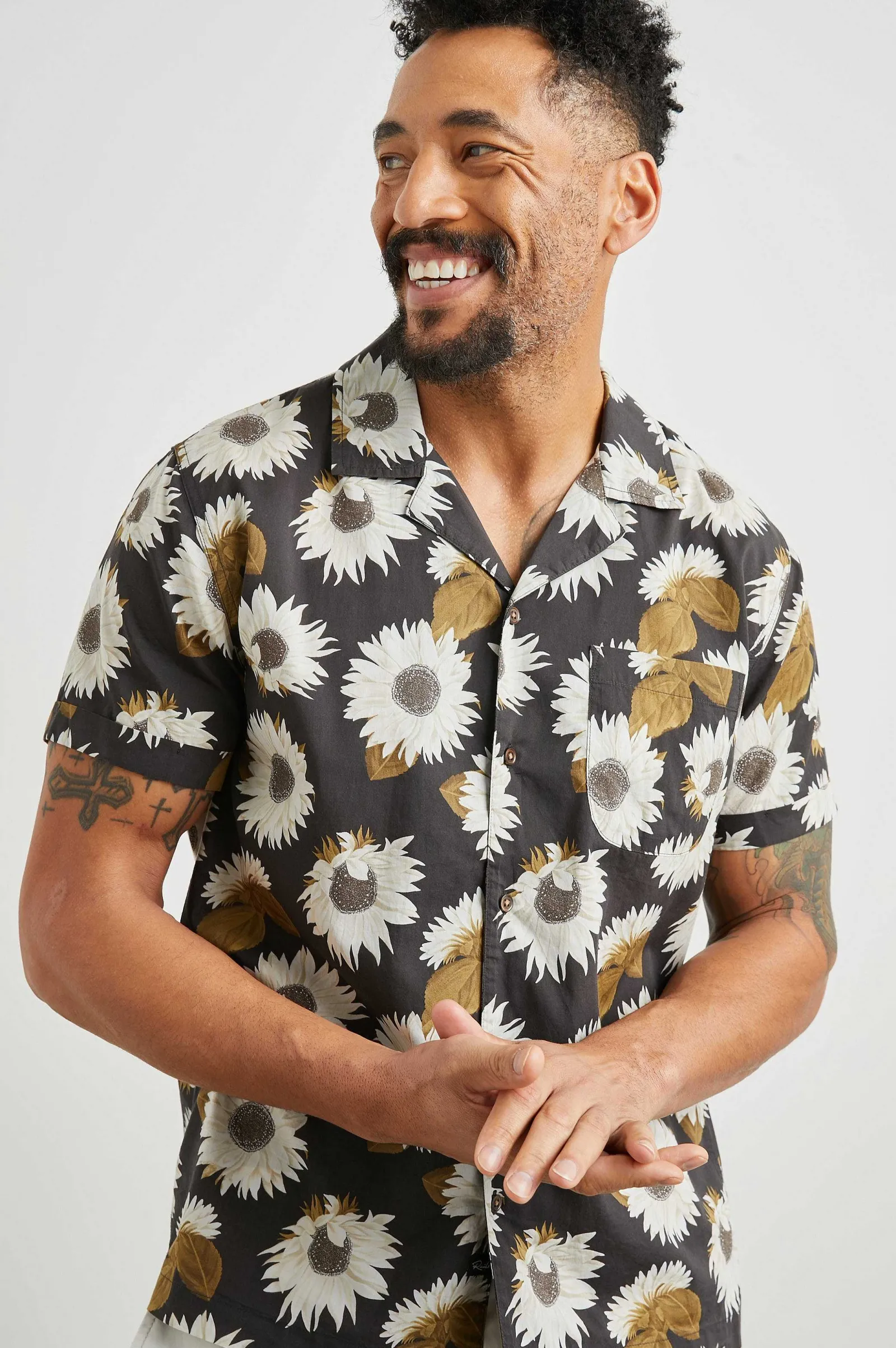 Heren Rails Moreno Shirt - Zonnebloem Drankschors