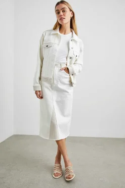 Vrouwen Rails Mulholland Jas - Ecru Patchwork