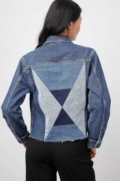 Vrouwen Rails Mulholland Jas - Gewatteerde Indigo