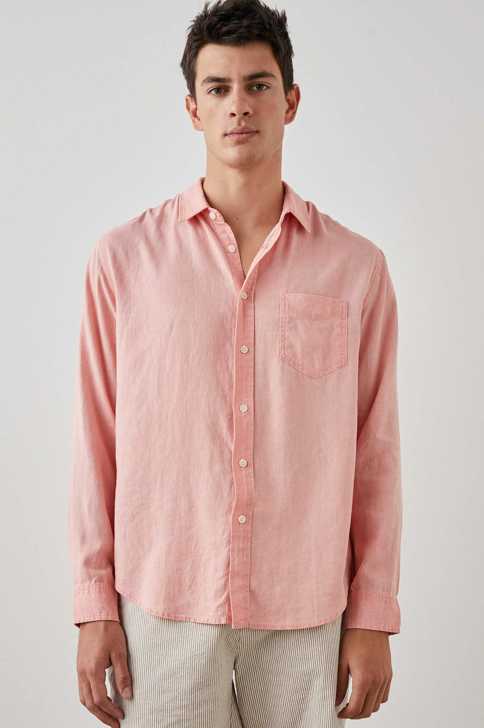 Heren Rails Mykonos Shirt - Agaat