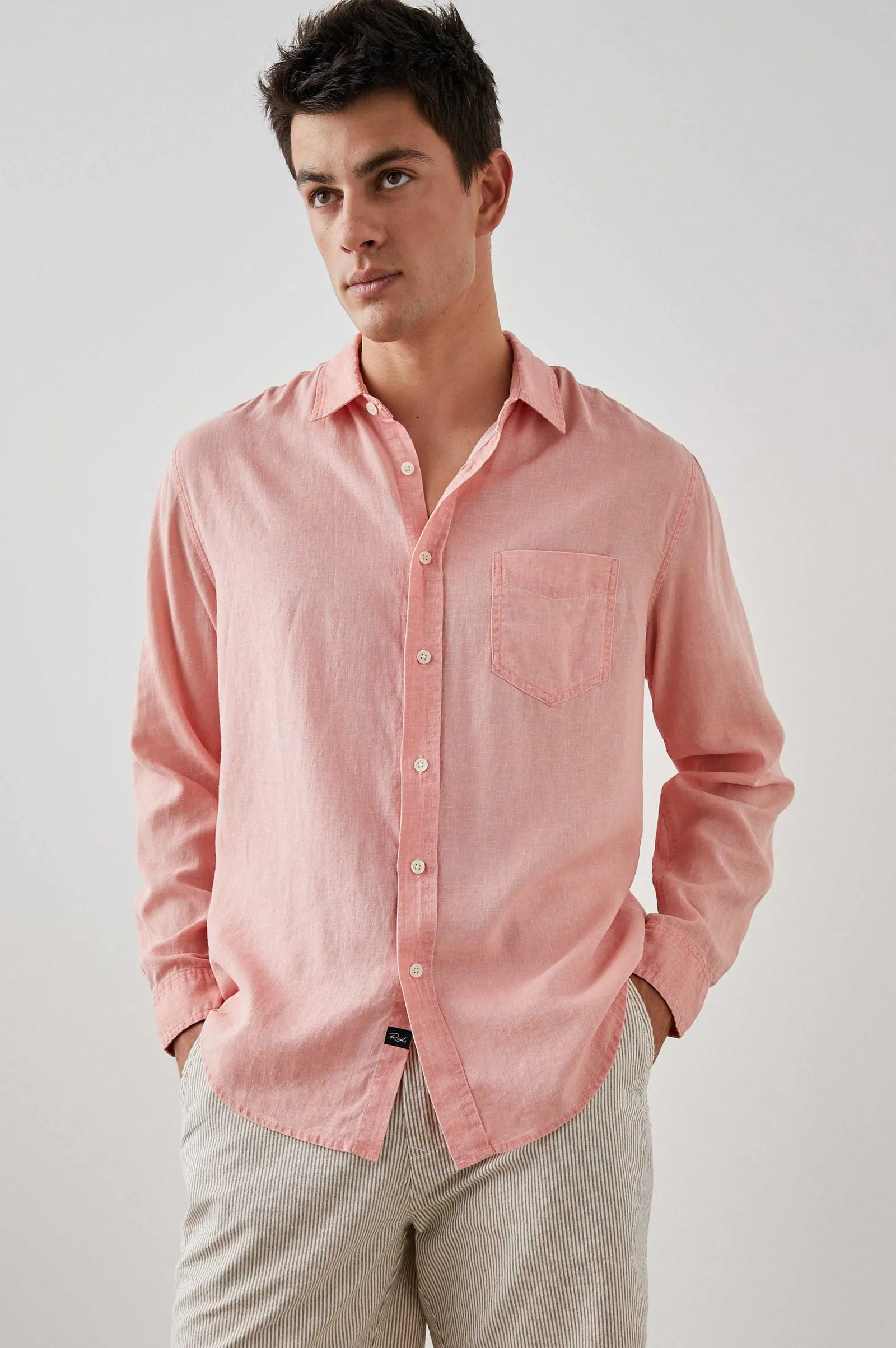 Heren Rails Mykonos Shirt - Agaat