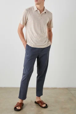 Heren Rails Napoli Poloshirt - Toulouse Zonsondergangstreep