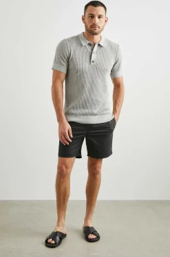 Heren Rails Nathan Poloshirt - Grijs Melange