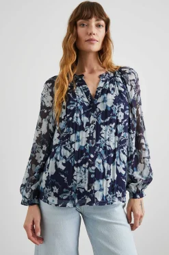 Vrouwen Rails Nessie Top - Indigo Bloesems