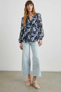 Vrouwen Rails Nessie Top - Indigo Bloesems