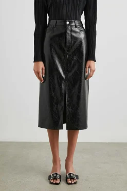 Vrouwen Rails Norma Rok - Zwart Patent