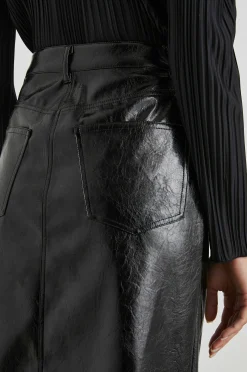 Vrouwen Rails Norma Rok - Zwart Patent