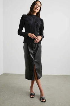 Vrouwen Rails Norma Rok - Zwart Patent