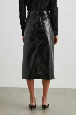 Vrouwen Rails Norma Rok - Zwart Patent