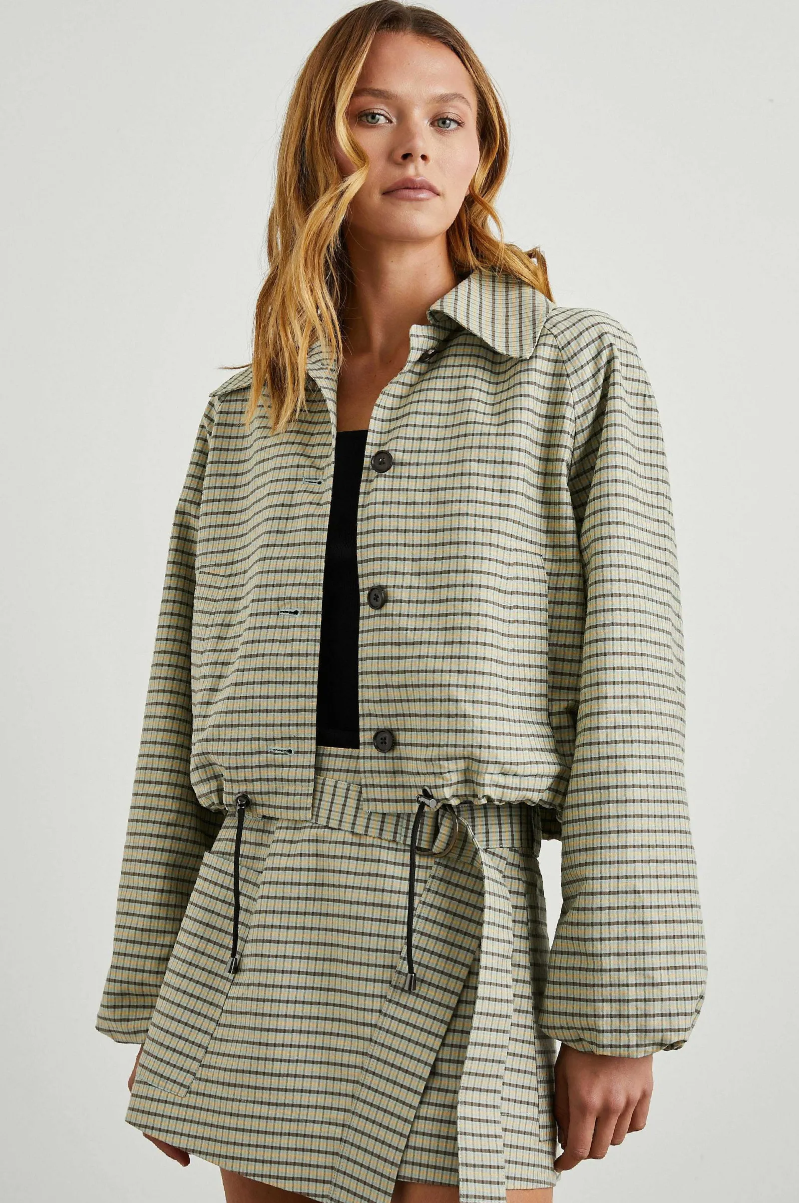 Vrouwen Rails North Jas - Sage Mini Ruit