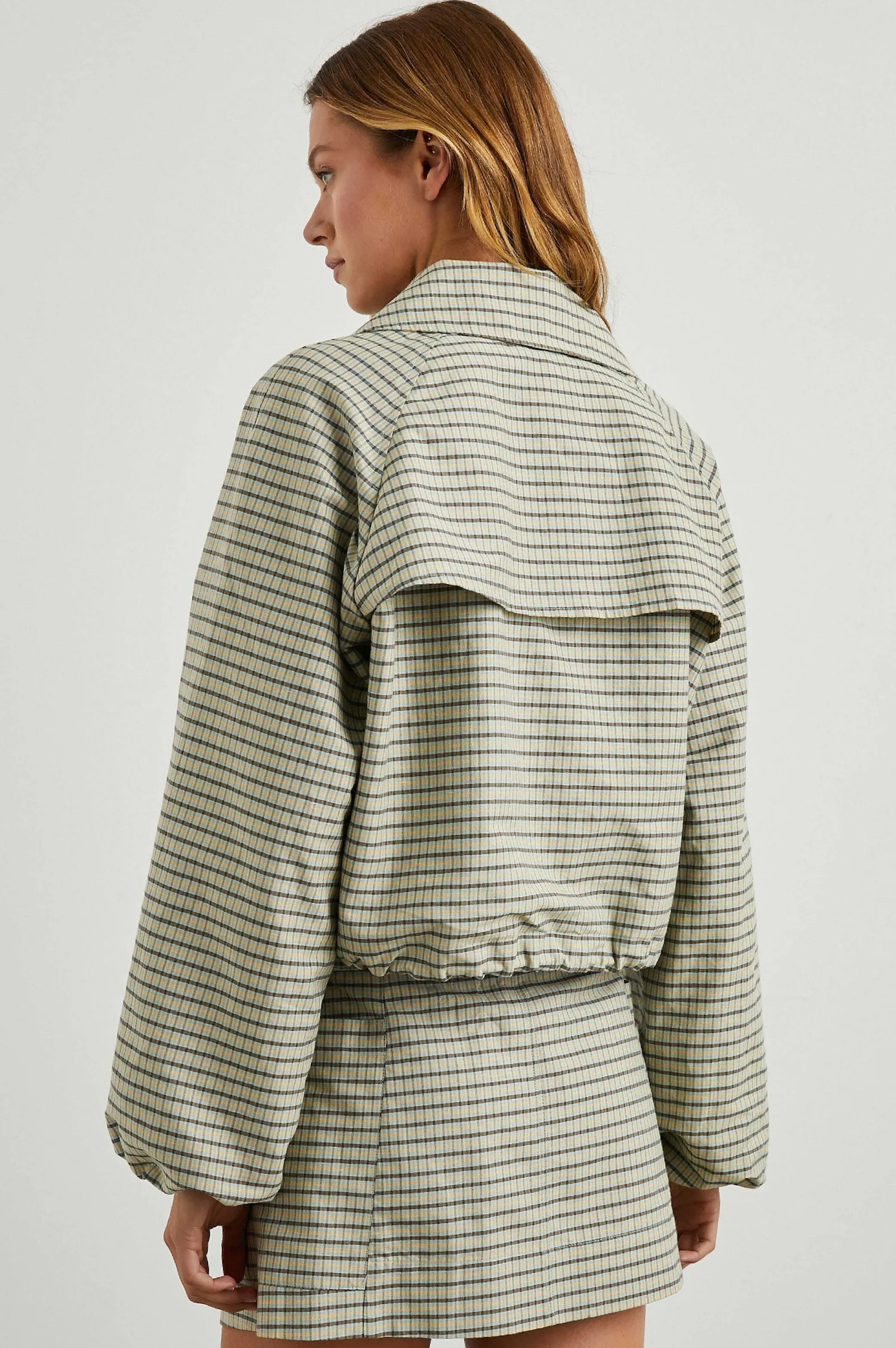 Vrouwen Rails North Jas - Sage Mini Ruit