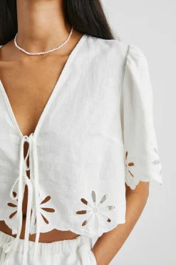 Vrouwen Rails Pari Top - Wit Oogje