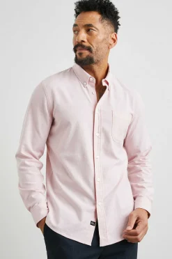 Heren Rails Perry Overhemd - Perfect Roze Oxford