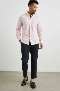 Heren Rails Perry Overhemd - Perfect Roze Oxford