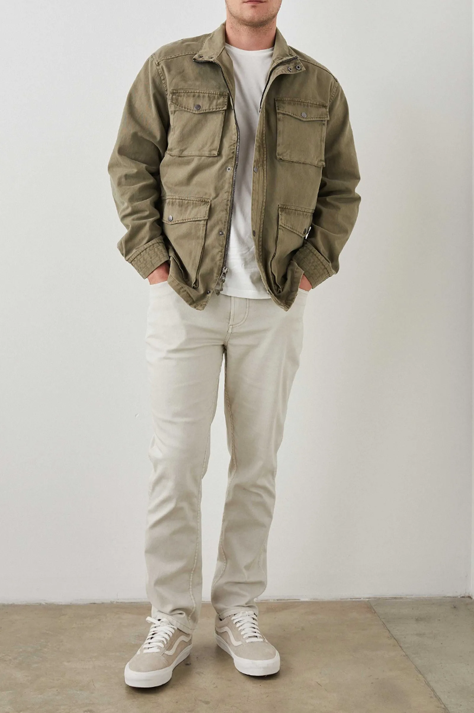 Heren Rails Porterjas - Salie