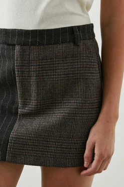 Vrouwen Rails Prim Rok - Krijtstreep Geruide Mix