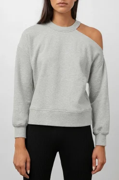 Vrouwen Rails Quincy Sweatshirt - Heather Grijs