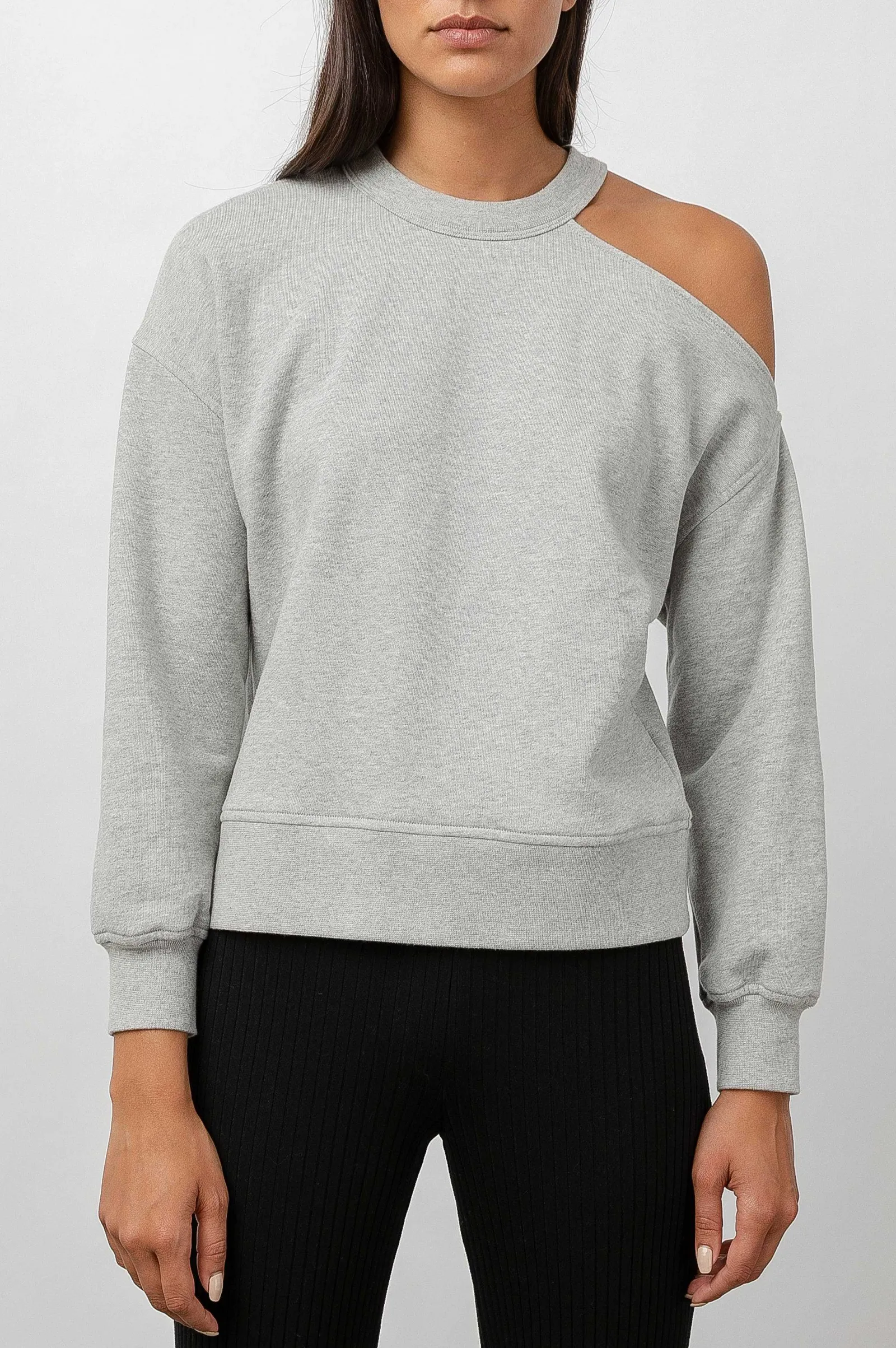 Vrouwen Rails Quincy Sweatshirt - Heather Grijs
