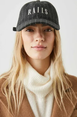 Vrouwen Rails Baseball Cap - Houtskool Krijtstreep