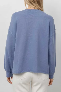Vrouwen Rails Handtekening Sweatshirt - Gewassen Indigo