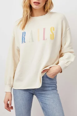 Vrouwen Rails Handtekening Sweatshirt - Ivoor