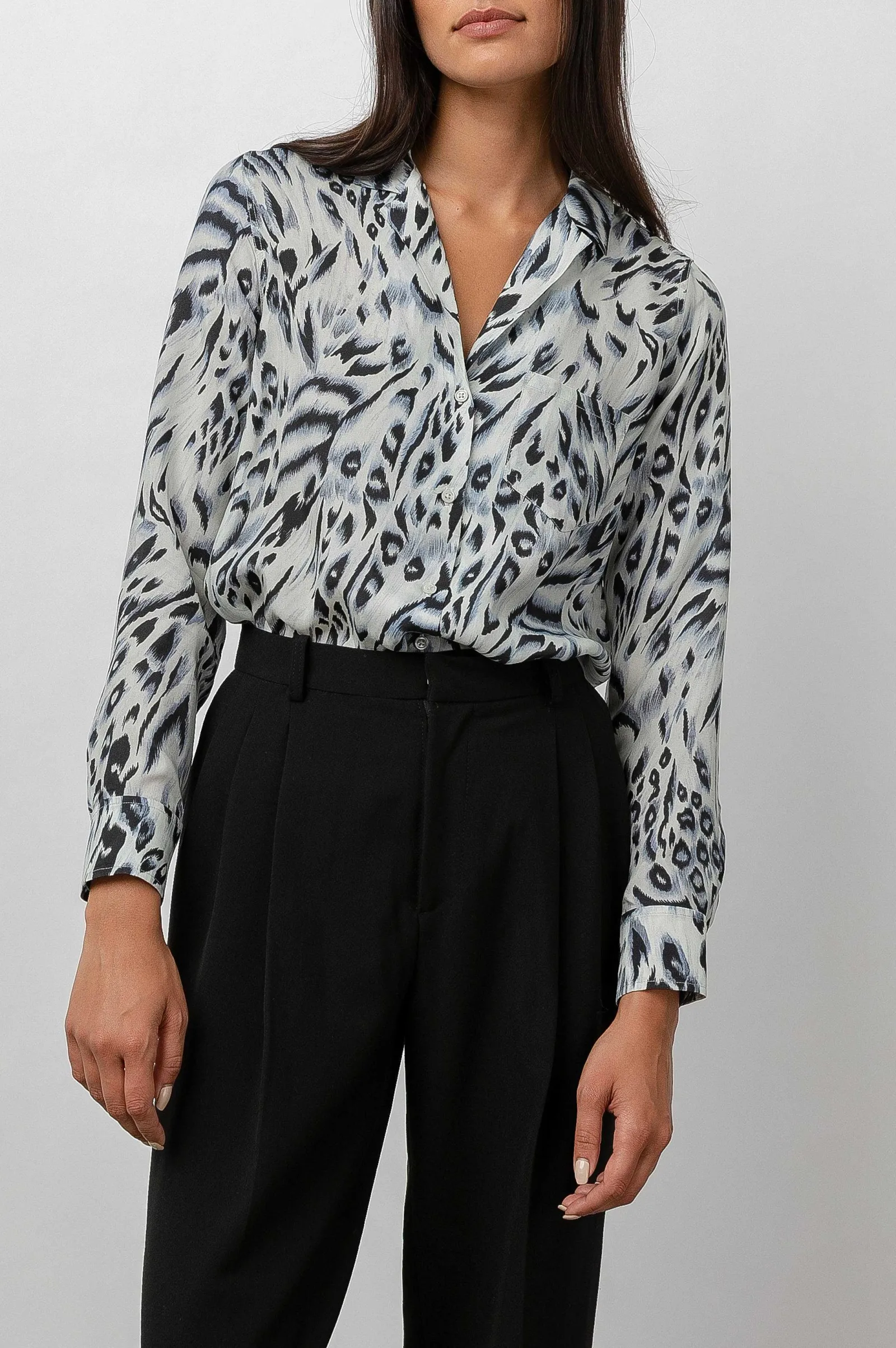 Vrouwen Rails Rebel Shirt - Ivoor Sneeuw Luipaard