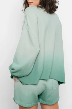 Vrouwen Rails Reeves Sweatshirt - Aqua Dip-Verf