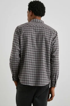 Heren Rails Reid Shirt - Lava Salie