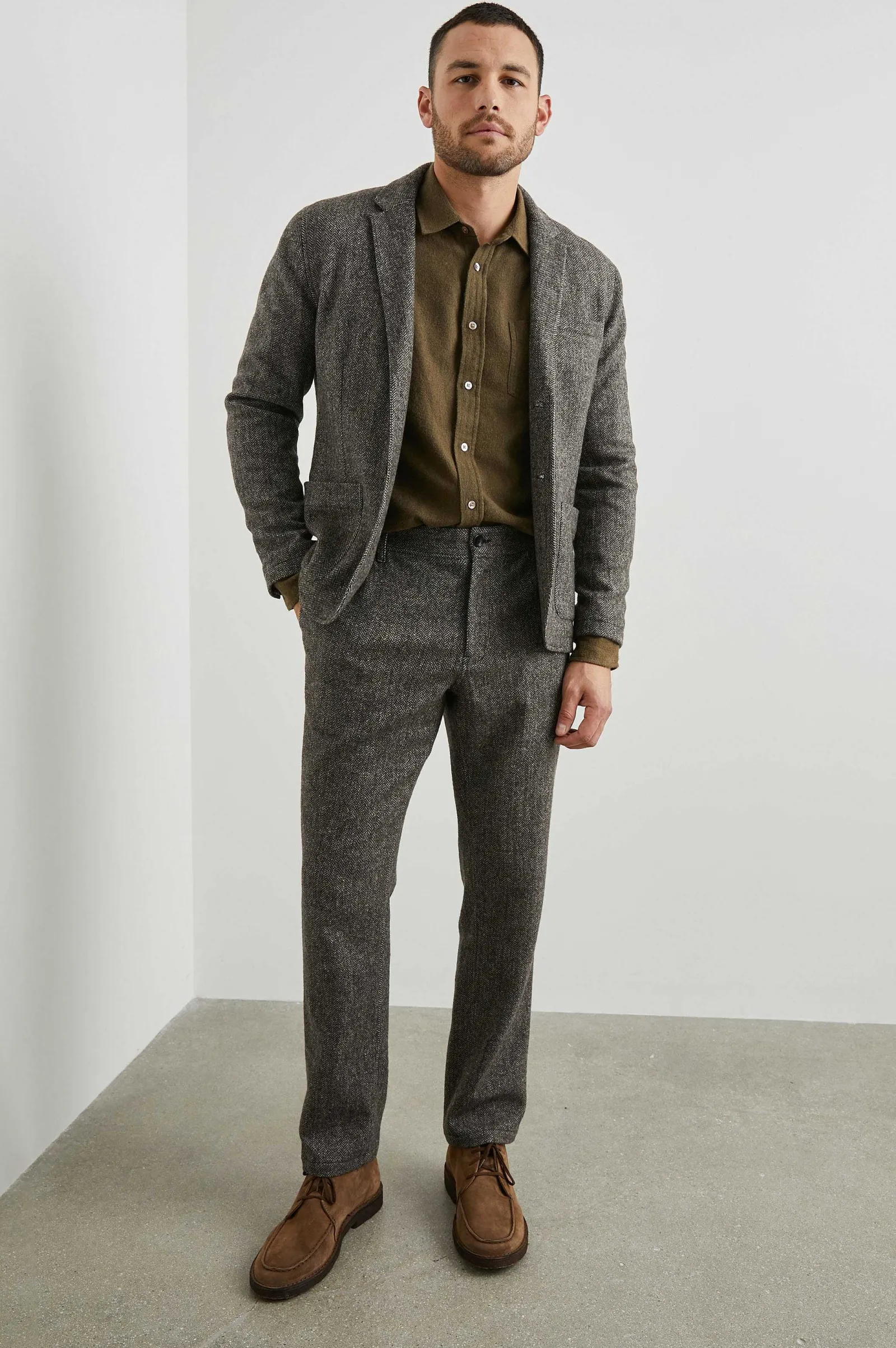 Heren Rails Reynard Blazer - Hoogland Tweed