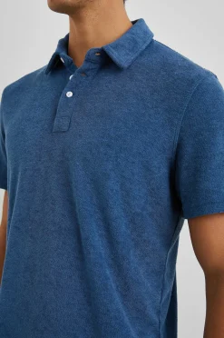 Heren Rails Rhen Poloshirt - Ensign Blauw