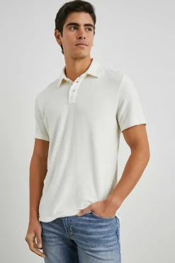 Heren Rails Rhen Poloshirt - Parel