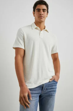 Heren Rails Rhen Poloshirt - Parel