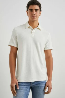 Heren Rails Rhen Poloshirt - Parel
