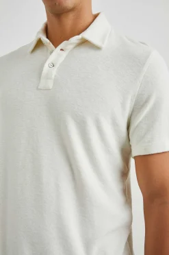Heren Rails Rhen Poloshirt - Parel