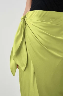 Vrouwen Rails Rok Adrienne - Chartreuse
