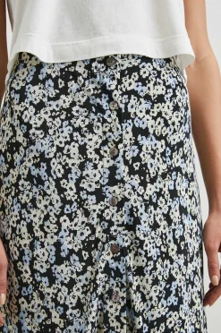 Vrouwen Rails Rosetta Rok - Middernacht Weide Bloemen