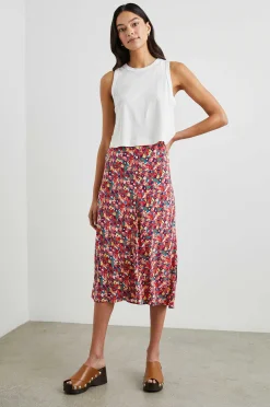 Vrouwen Rails Rosetta Rok - Scharlaken Bloemen