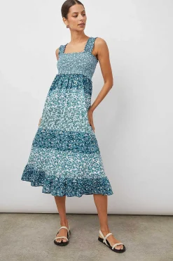 Vrouwen Rails Rumi Jurk - Gestreept Bloemen
